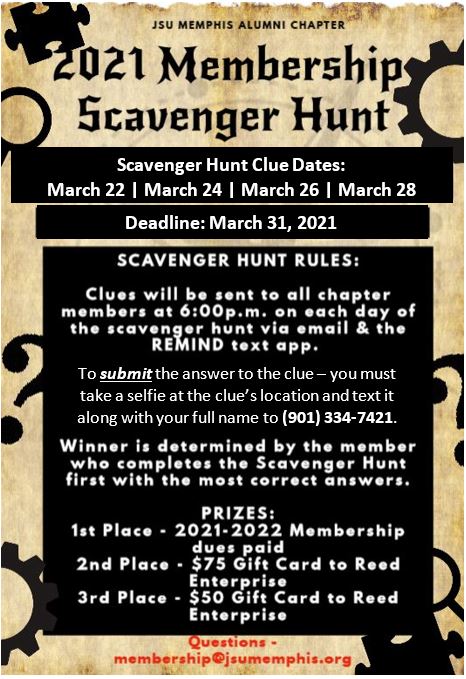 Scavenger Hunt – Memphis Alumni